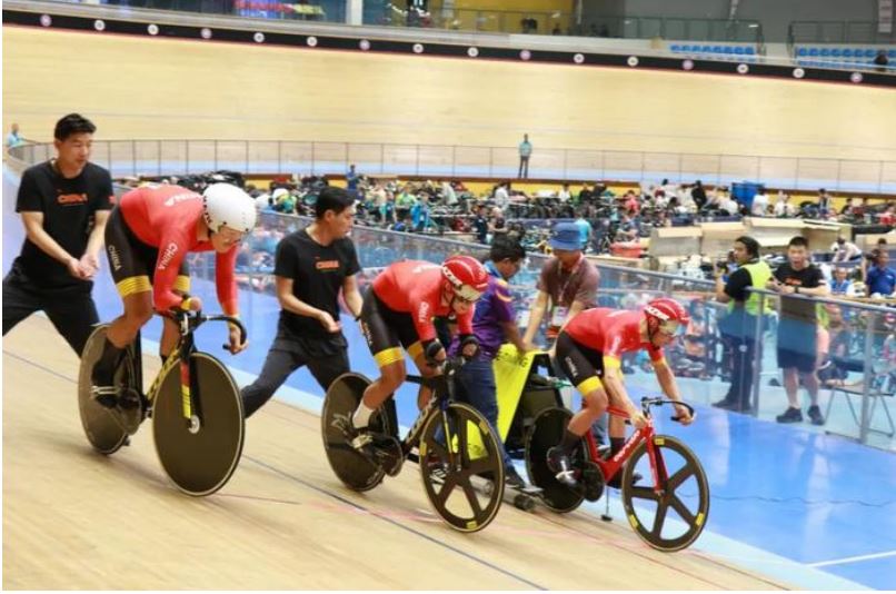 亞殘運會自行車比賽首日中國隊獲4金